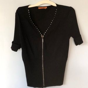 Woman’s black dressy , L, blouse
